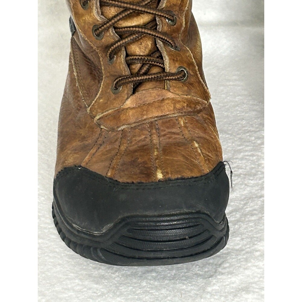 UGG Adirondack Boot Tall III Womens 8 Chestnut Vibram Leather Gortex Sheepskin - Picture 14 of 16
